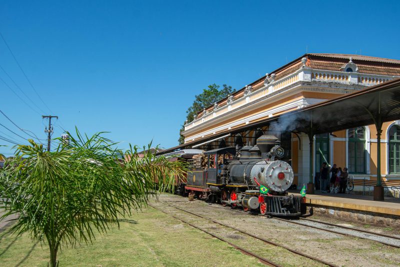 Passeio de Trem com Maria Fumaça - Créditos: Associação Brasileira de Preservação Ferroviária