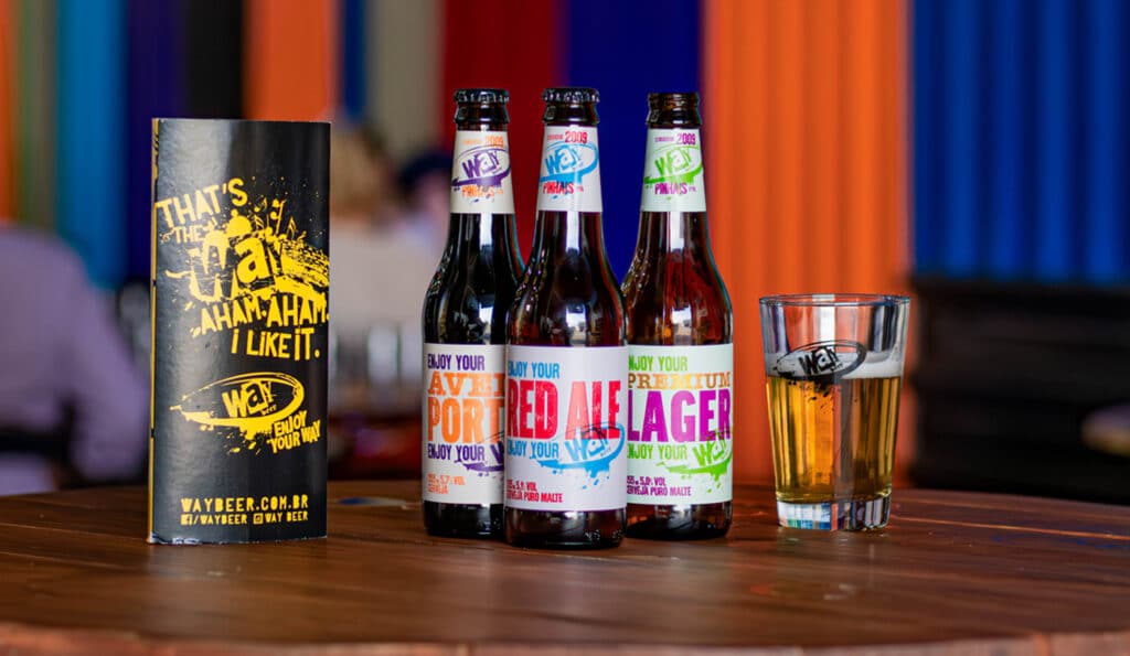 Cervejas Way Beer em long neck