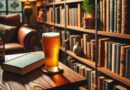 Livros sobre cerveja (Ilustração: ChatGPT)